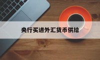 央行买进外汇货币供给(外汇卖给中央银行,货币扩张)